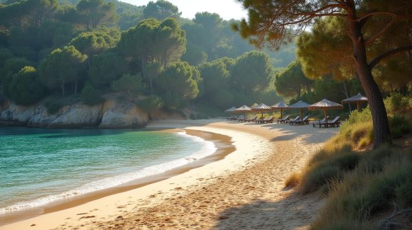 L'Estagnol, plage sauvage protegee de Bormes-les-Mimosas